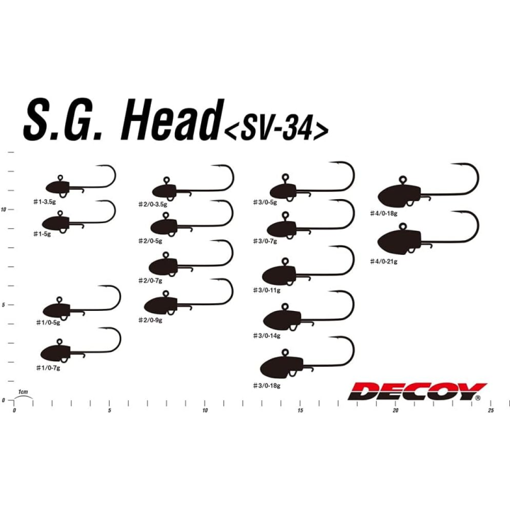 DECOY JIG HEAD SV-34